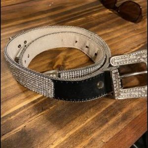 Ladies western bling belt